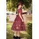 Miss Point Antique Key Short Sleeve One Piece(Reservation/Full Payment Without Shipping)